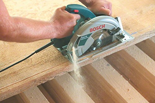 Bosch Professional GKS 65 Handkreissäge, 190 mm Sägeblatt-Ø, 30 mm Sägeblattbohrungs-Ø, 65 mm Schnitttiefe, HM-Sägeblatt, Parallelanschlag, Absaugadapter, 1.600 W, Karton - 3