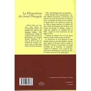 La disparition de Josef Mengele (Prix Renaudot 2017): Roman
