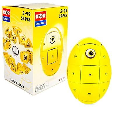 Geomag - 675 - Jeu de Construction - KOR Basic - Jaune