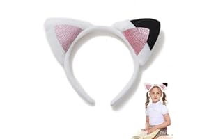 AYVRUOP Katzenohren Haarreif Kinder,Gab_by's Dollhouse Haarschmuck Unisex-Kinder,Gab_bys Dollhouse Haarreif,für Karneval,Mottoparty,Maskerade Cosplay