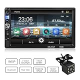 radio coche gps 2 din Diseño de 7 pulgadas con pantalla táctil Estéreo para auto HD con resolución TFT LCD: 1024 x 600, idiomas con múltiples sistemas operativos como inglés, español, alemán, francés, ruso, portugués, italiano, etc.