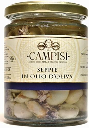 Campisi Seppie, Cuttlefish in Extra Virgin Olive Oil, Sicily, 300g