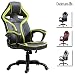 Produktbild Delman Drehstuhl Racing Bürostuhl Chefsessel Bürodrehstuhl PU Kunstleder ergonomisch 1015 (Grün02-1015)