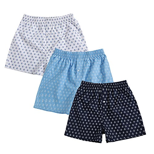 The Cotton Company Mens Cotton Printed Boxer Shorts - Pack of 3 - Anchor RS.699 (53.00% Off) - Amazon The Cotton Company Mens Cotton Printed Boxer Shorts - Pack of 3 - Anchor RS.699 (53.00% Off) - Amazon