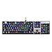 Produktbild MIRUO Mechanische Tastatur RGB Gaming Tastatur,Anti Ghosting Schild Win Taste,zweisprachige Mechanische grüne Achse Tastatur CK104 100%,Multimedia-Shortcut Abzieher für Gamer, Typisten