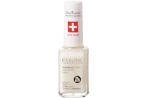 Eveline Cosmetics Diamond Balsamo Per La Terapia Professionale Delle Unghie Indurente Rinforzante | 12 ml | Siero Unghie Trattamento Riparatore | Senza Formaldeide | Formula Di Titanio