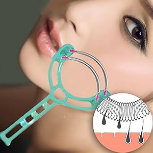 SAMGU Portable Facial Hair Removal Face Hair Threader Remover Threading Beauty Tool Random Color - Image 2
