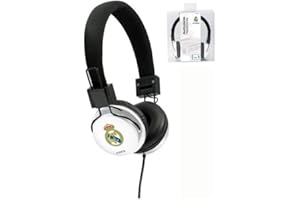 Seva Import Real Madrid Auriculares Casco, Blanco, Talla Única