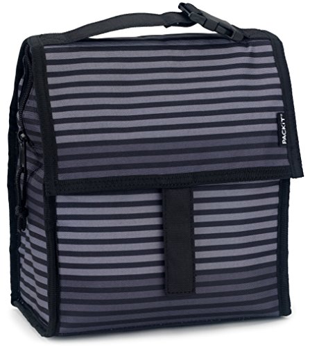 PackIt PKT-PC-STR Lunch-Kühltasche Gray Stripe - 3