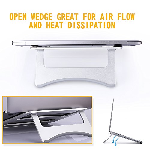 iDudu Universal Aluminium Klappbarer Cooling Laptop Ständer für Notebooks, MacBook und MacBook Pro - 3