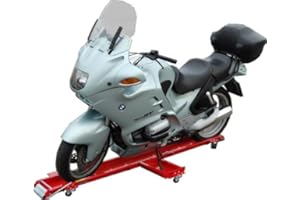 ‎TRUTZHOLM TRUTZHOLM® Profi Motorrad Rangierhilfe für Seitenständer 567 kg Rangierschiene schwere Ausführung Motorrad Rollwagen Rolli