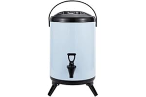 PLPLAAOO Distributore di Bevande, Distributore di Bevande Coibentato da 8 Litri, Secchio Per Distributori di Bevande Calde E Fredde, Distributore di Bevande in Acciaio Inossidabile