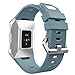 Produktbild MoKo Armband für Fitbit Ionic, Silikon Sportarmband Uhrenarmband Uhr Erstatzband Wrist Band für Fitbit Ionic Health & Fitness Smartwatch, Armbandlänge 130mm-220mm, See Blau