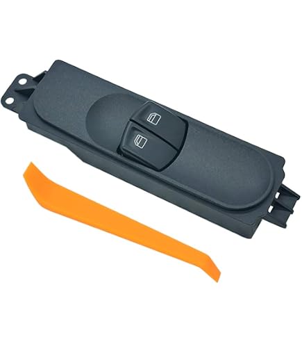 Interruttore Alzacristallo Zoegneer A4479054103 – Master Per Mercedes-Benz Vito W447, In ABS, Plug-and-play, Nero E Argento