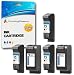 Produktbild Printing Pleasure 5 Druckerpatronen für HP Copier 310 Deskjet 3810 3820 815c 916c 920c 940c 948c Officejet 5110 PSC 2120 700 720 750 900 950 | kompatibel zu HP 15 (C6615DE) & HP 78 (C6578AE)