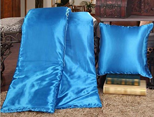 LBKAODIAN LYTSM® Cushions, multifunction cushions/quilts/dual-use/sofa cushions car blankets/Solid ice silk/40x40 cm easy to clean wear-resistant (Color : #4, Size : 40x40cm)