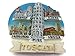 Produktbild Toskana Toscana Pisa Lucca Firenze Siena Schiefer Turm Italien Kunstharz 3D Kühlschrankmagnet Souvenir Tourist Geschenk FBA