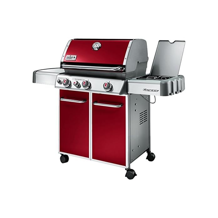 Weber 6533553 Genesis E 330 Gbs Gasgrill 3 Brenner Karminrot