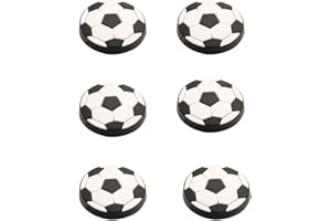 CcHhyyt Cartoon Form Weiche Gummi Knöpfe für Kinder Mädchen Jungen Schrankgriff Schubladen Knöpfe für Kinderzimmer Schränke 6 Stück (Fußball)