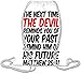 Produktbild The Next Time Devil Reminds Your Past Slogan Kordelzug Beutel