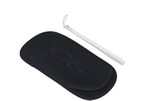 Greatangle Sac Unisexe Noir Solide Sac en Polyester Antichoc étui de Protection Souple Pochette Souple avec Bouton de Verrouillage pour PS Vita PSV Noir