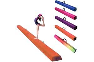 Alondy Schwebebalken für zuhause 275cm Gymnastik Faltender Balance Balken Fitness Ausrüstung Geburtstagsgeschenk für Kinder Training Turnen Übung
