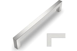 Amerdeco 20 pezzi Maniglie per Mobili da Cucina Nickel rotto Maniglie cucina Distanza fori 160 mm armadietti in acciaio inossidabile per mobili da cucina Decorazioni per la casa