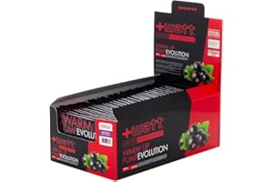 +WATT Warm Up Pump Evolution - Integratore alimentare a base di carboidrati, con aggiunta di vitamine, β-alanina, L-arginina, Caffeina, Taurina, L-Citrullina (Box 20 bustine)