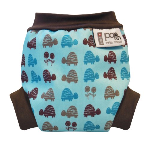 Pop-In Close Swim Nappy (Large, Blue Turtle)