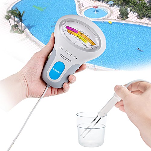 Chlor Tester , risepro® pH und CL2 Chlor Level Tester Pool Wasser Spa Wasser Qualität Analyse pc-102