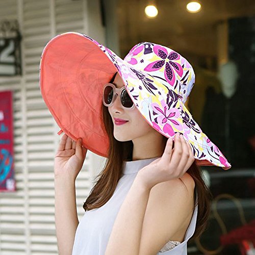 Summer large brim beach sun hats for women UV protection women caps RS.2291.00