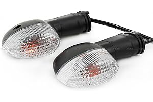 XERIAL Turn Signal Indicator For YAMAHA MT125 MT25 MT03 MT07 MT09 TRACER MT-10 Niken XSR 125 155 700 900 Motorcycle Front/Rear Bulb Lights Blinker 1 Pair (Clear)
