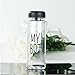 Price comparison product image buyer-first My Fruit Juice Bottle Sport Cup Water Bottle 500 ml The Way Travel Portable Clear