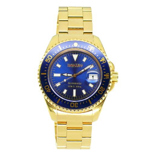 Nautec No Limit Herrenarmbanduhr Deep Sea DS 6300/GDBL Nautec No Limit Herrenarmbanduhr Deep Sea DS 6300/GDBL