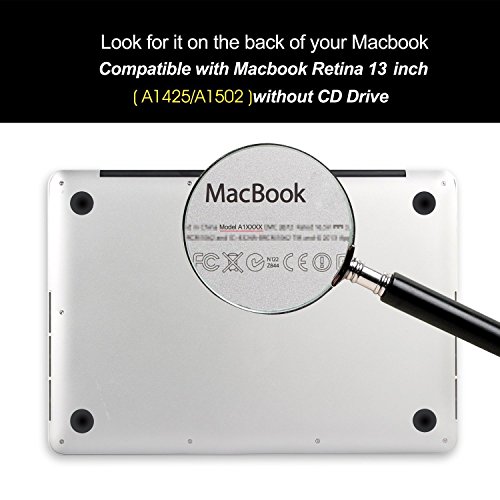 iDOO MacBook Schutzhülle / Hard Case Cover Laptop Hülle [Für MacBook Pro 13 Zoll Retina – ohne CD-Laufwerk: A1425/A1502] – matt, Hellrosa - 6