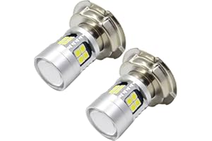 Ruiandsion 2 pezzi P26S Lampadina a LED bianca 6000K DC 6V 12V 24V Super Bright 3030 22SMD Chipsets Lampadina a LED per moto Moto Faro