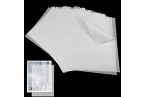 HANQING 100 Sheets Tracing Paper, A4 210 x 297 mm Translucent Sketching Paper for Carbon Drafting, Trace Images, Bag Shoe Fillers, Packaging