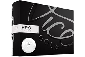 Vice Golf Pro Plus 2020 | 12 Golf Balls | Features: 4-Piece Cast Urethane, Maximum Distance, Reduced Driver Spin | More Colors: Neon Lime/Red | Profile: Designed for Advanced Golfers