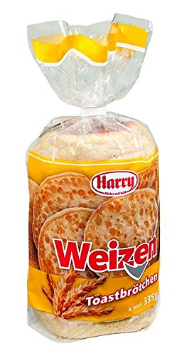 Preisvergleich Produktbild Harry Brot Weizen Toastbrötchen 335g (6 Beutel)
