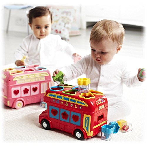 ELC Shape Sorting Bus - Red