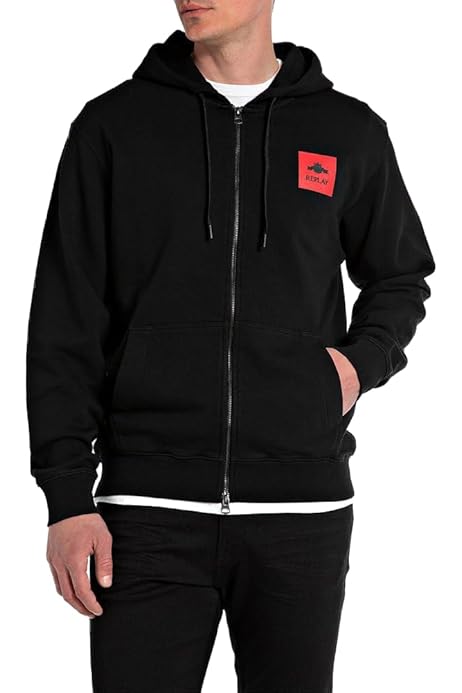 REPLAY Herren M3549D Sweatshirt, 085 Blue, S : Amazon.de: Fashion