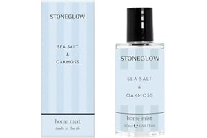 Stoneglow Modern Classics Collection - Sea Salt & Oakmoss 50ml Scented Home Mist - (Blue)