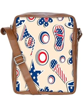 Snoogg , Damen Umhängetasche mehrfarbig multi