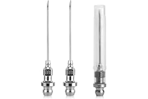 SAVITA 3 Stück Teilige Fettinjektornadel, Mini Lagerfettnadeldüse Tragbare und Abnehmbare Fettnadel Schmiernippel Nadel, Luftdüse Fettwerkzeug