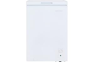 Cookology CCFZ99WH Freestanding Chest Freezer in White - 99 Litre Capacity - Suitable for Outbuildings & Garages - Adjustable Feet - Freezer and Refrigeration Modes - Temperature Control