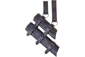 Yajexun Porte-Ceinture Épée en Cuir Médiéval Rétro Porte Épée Ceinture Réglable Boucles Épée Holster Gaine D'épaule D'épée Costume Guerrier Boucle Étui Épée Titulaire