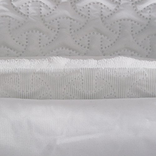 Deconovo Kissenbezüge Sofa Kissenhüllen Auto Zierkissenhüllen 40×40 cmm Weiß 4er set - 5