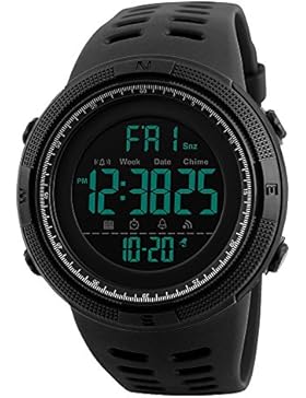 Amstt Unisex Outdoor Sportuhr Wasserdicht Uhr Digital Analoge Armbanduhren for Teenager Herren Damen Digitaluhr...