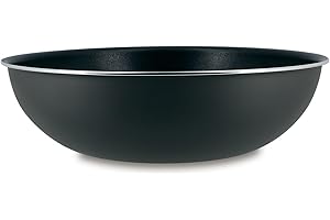OGO LIVING WOK 28CM ALUMINIUM SANS POIGNEE AMOVIBLE IRIS ANTI-ADHESIF