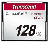 TS128MCF300 Transcend 128MB CF300 Memoria Flash 0,125 GB CompactFlash SLC - Tarjeta de Memoria (0,125 GB, CompactFlash, SLC, 57 MB/s, Negro)